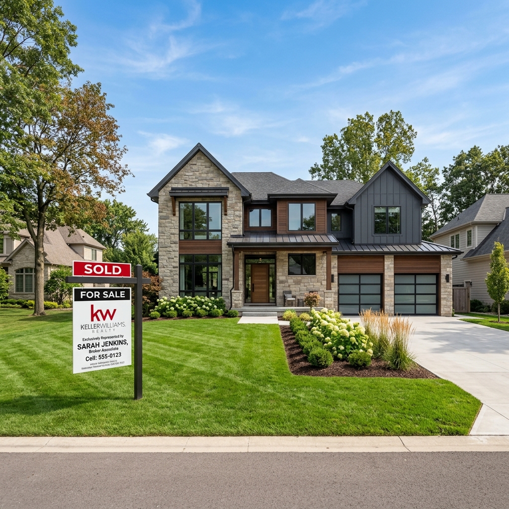 Sold modern home in USA